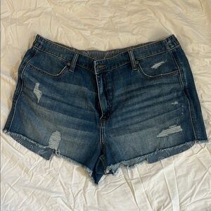 Aerie Denim Distressed Women's Shorts XL